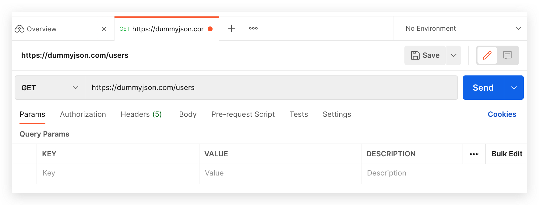 Executing a query in Postman